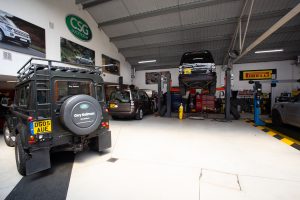 Jaguar Garage in Altrincham