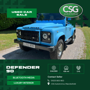 Land Rover Defender 90 City Blue