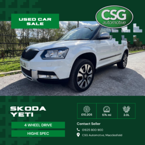 Skoda Yeti 4x4 High Spec