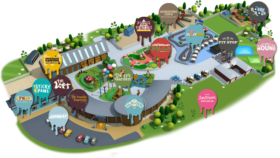 The Ice Cream Farm Map